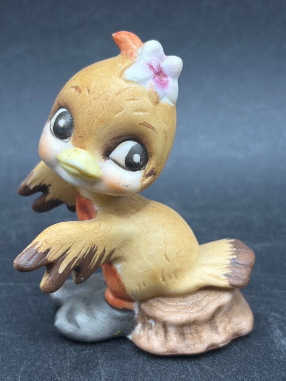 Josef Originals Twilly Bird Hand Painted Ceramic Figurine Figure 1970s Retro